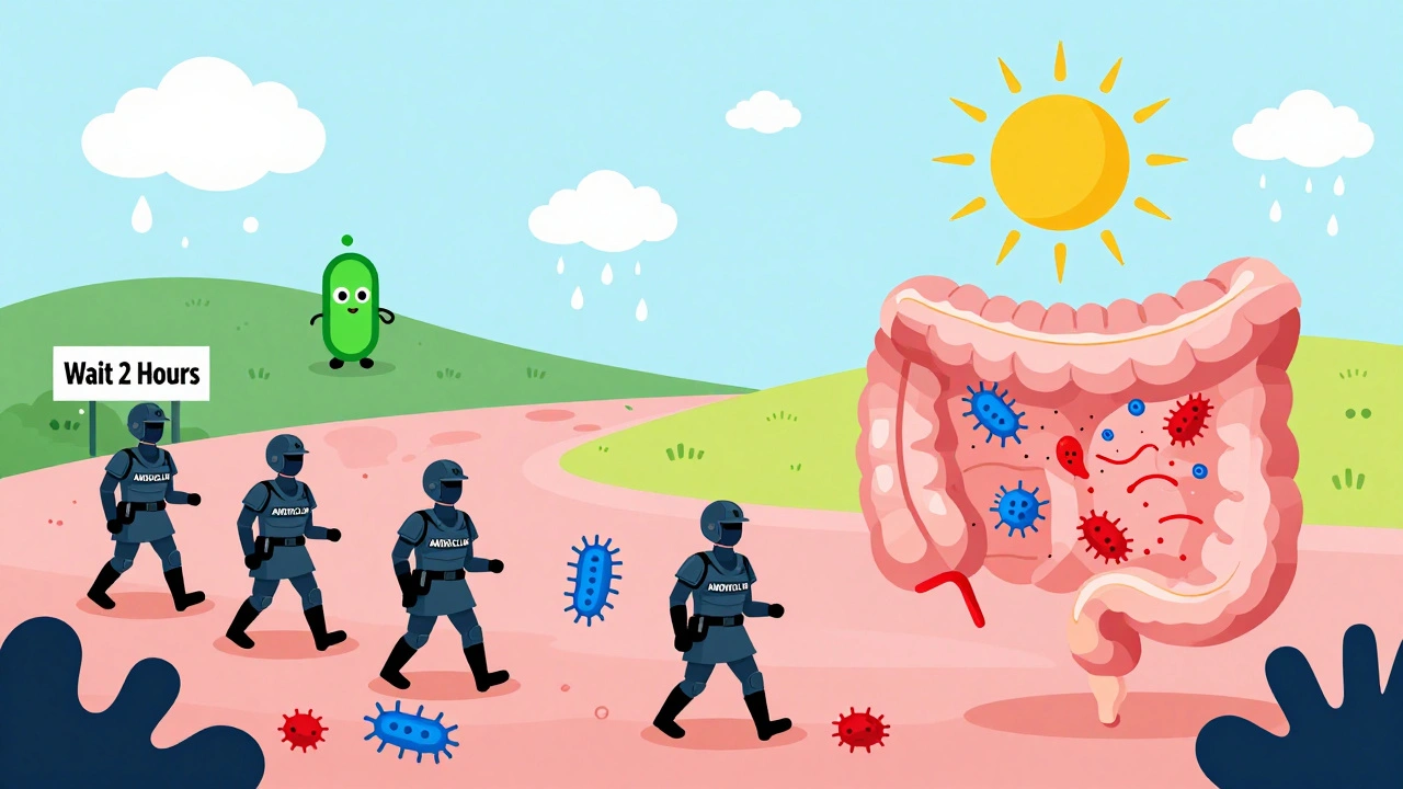 Probiotics and Antibiotics: How to Space Dosing for Effectiveness