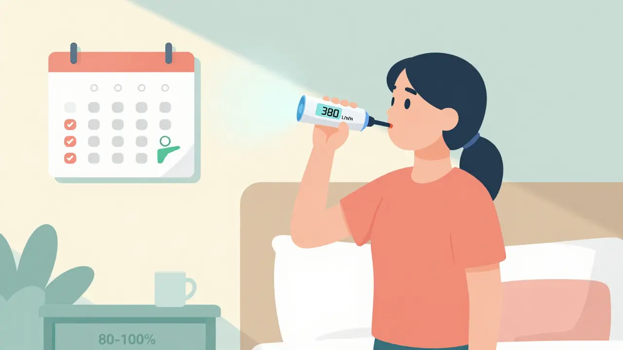 Peak Flow Monitoring in Asthma: Daily Tracking and Thresholds